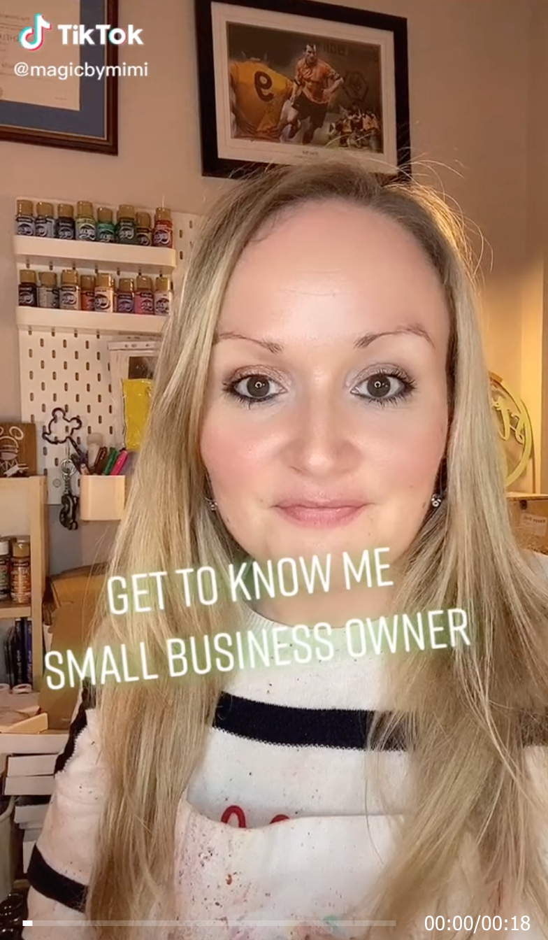 TikTok of small business introduction