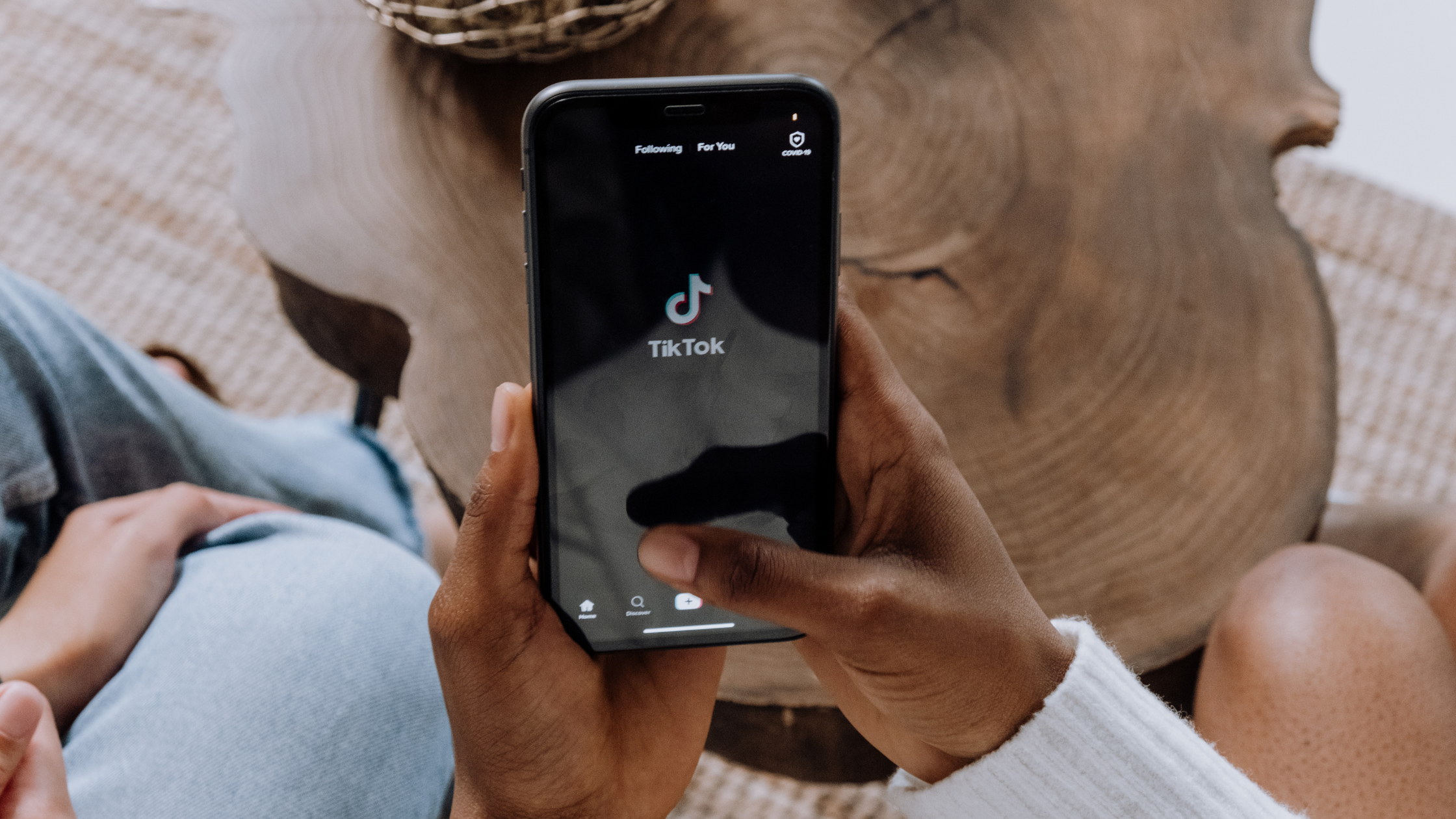 tiktok on a smartphone